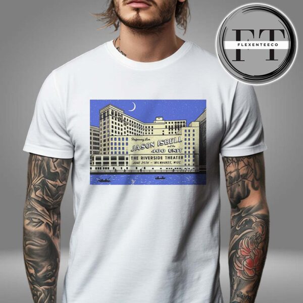 Jason Isbell And The 400 Unit At The Riverside Theater In Milwaukee WI On June 25 2025 Unisex T-Shirt