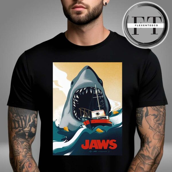 Jaws Poster Celebrate The 50th Anniversary Unisex T-Shirt
