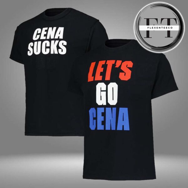 John Cena Let’s Go Cena Cena Sucks Reversible WWE Two Sided Unisex T-Shirt