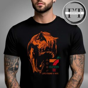 Jurassic World x 7-Eleven Online Merchandise Store Life Found A Way Unisex T-Shirt
