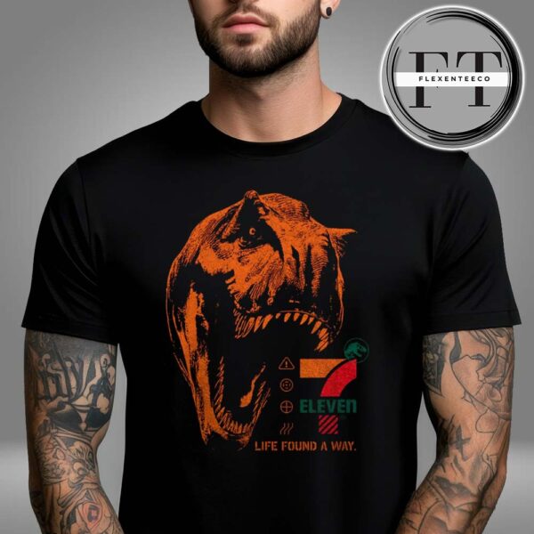 Jurassic World x 7-Eleven Online Merchandise Store Life Found A Way Unisex T-Shirt