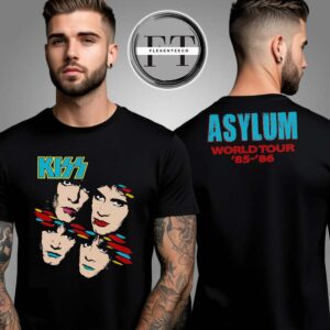 KISS Asylum Cover World Tour Two Sided Unisex T-Shirt