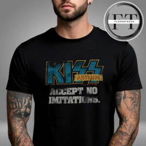 KISS x Lost Love Accept No Imitations Upcycled Unisex T-Shirt