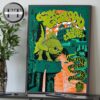 King Gizzard At Ancient Theatre In Plovdiv Bulgaria On June 8-9-10 2025 Green Fish Home Decor Poster Canvas