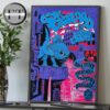 King Gizzard At Ancient Theatre In Plovdiv Bulgaria On June 8-9-10 2025 Purple Fish Home Decor Poster Canvas