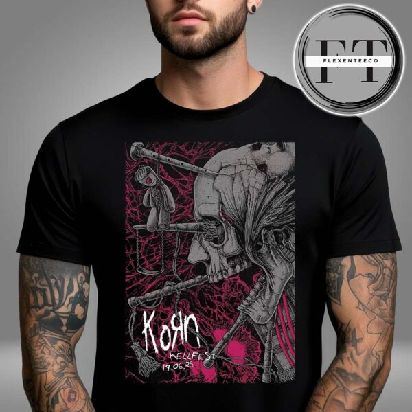Korn Music Show At Hellfest On June 19 2025 Unisex T-Shirt