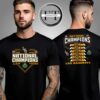LSU Tigers 2025 Baseball Men’s College World Series Champions Limited Two Sided Unisex T-Shirt