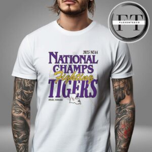 LSU Tigers 2025 NCAA Baseball Men’s College World Series Champions Unisex T-Shirt