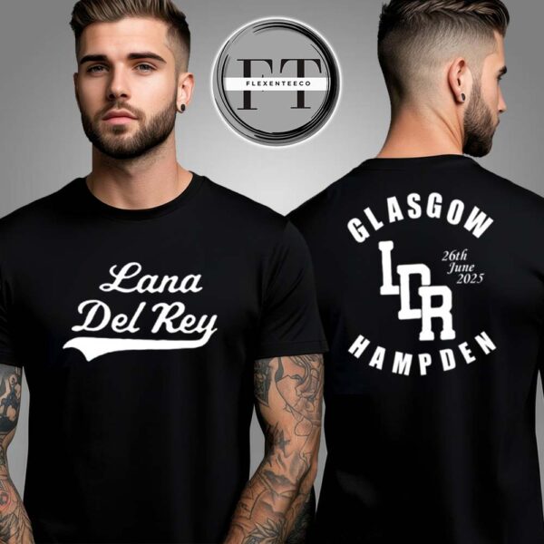 Lana Del Rey Glasgow UK On June 26 2025 Two Sided Unisex T-Shirt