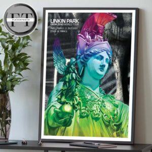 Linkin Park From Zero World Tour At State De France In Paris France  On July 11 2025 Home Decor Poster Canvas
