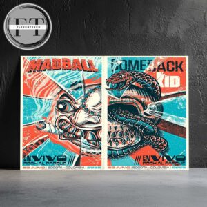 Madball X Comeback Kid At Bogota Colombia On June 23 2025 Home Decor Poster Canvas
