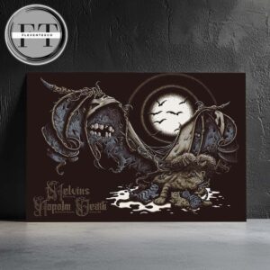 Melvins And Napalm Death At McDonald Theatre In Eugene OR On Jun 4 2025 Home Decor Poster Canvas
