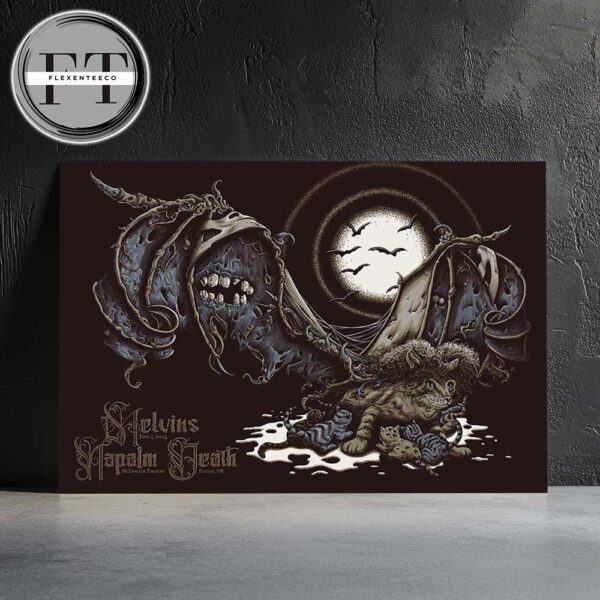 Melvins And Napalm Death At McDonald Theatre In Eugene OR On Jun 4 2025 Home Decor Poster Canvas