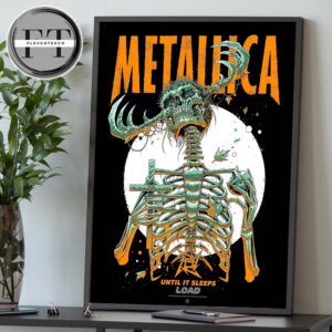 Metallica Limited Edition Poster Until It Sleeps Home Decor Poster Canvas