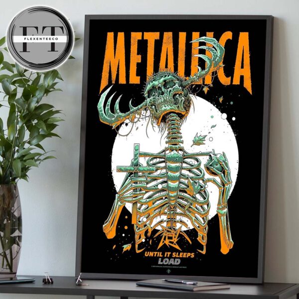 Metallica Limited Edition Poster Until It Sleeps Home Decor Poster Canvas