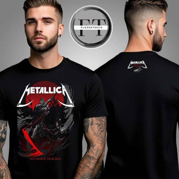 Metallica M72 Denver Pop Up Shop At Empower Field At Mile High Colorado US On June 27-29 2025 Two Sided Unisex T-Shirt
