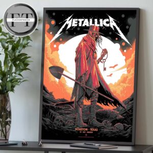 Metallica M72 Pop Up Shop At NRG Stadium In Houston Texas US On June 14 2025 Home Decor Poster Canvas