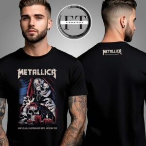 Metallica M72 Santa Clara Night 2 At Levi’s Stadium In California US On June 22 2025 Two Sided Unisex T-Shirt