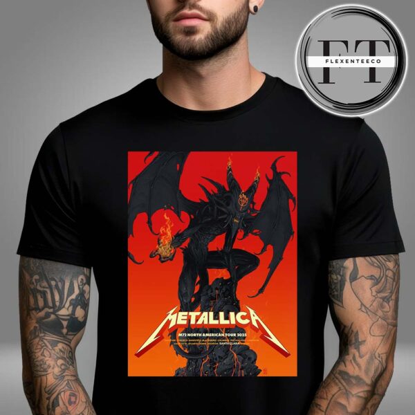 Metallica M72 Santa Clara Pop Up Shop At Levi’s Stadium In California US On June 20 And June 22 2025 Unisex T-Shirt