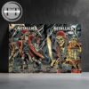 Metallica M72 Tampa Full Show Combined Poster At Raymond James Stadium In Florida US On June 6 And June 8 2025 Home Decor Poster Canvas