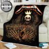 Metallica Poster Cover Beast In The Forest Fleece Blanket