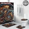 Metallica Poster Cover The Four Horsemen Ride Bathroom Set