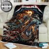 Metallica Poster Cover Flames Of The Fallen Fleece Blanket