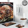 Metallica Poster Cover Wings Of Fire Bathroom Set