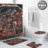 Metallica Poster Cover Flames Of The Fallen Bathroom Set