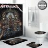 Metallica Poster Cover The Four Horsemen Ride Bathroom Set
