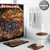 Metallica Poster Cover Lunar Beast Bathroom Set