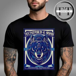 Mumford And Sons At Hollywood Bowl In Los Angeles Galif On June 12 2025 Unisex T-Shirt