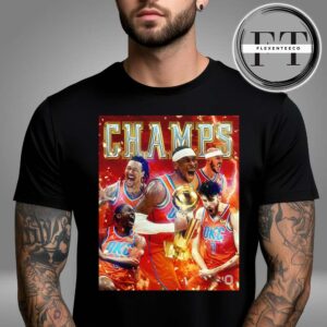 Oklahoma City Thunder Are The 2025 NBA Champions Unisex T-Shirt
