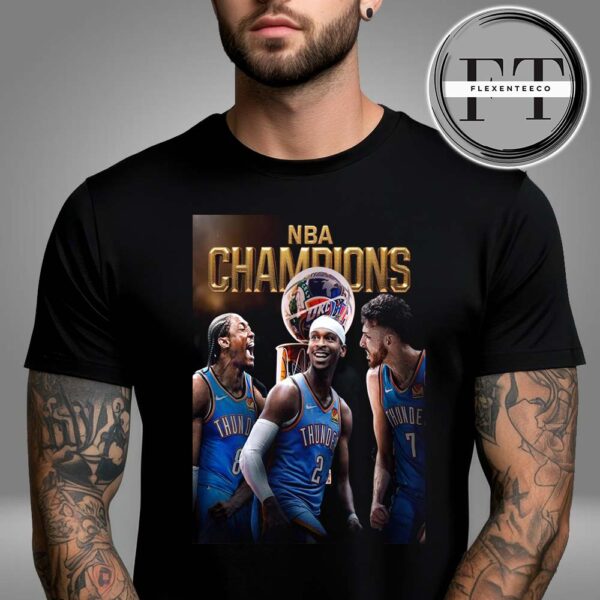 Oklahoma City Thunder Claim The 2025 NBA Title Unisex T-Shirt