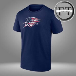 Oklahoma City Thunder Final NBA 2025 Finals Flag Logo Unisex T-Shirt