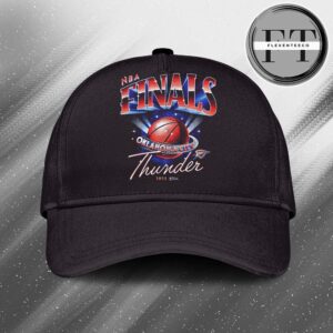 Oklahoma City Thunder Final NBA 2025 Finals Space Unisex T-Shirt Classic Cap Hat Snapback