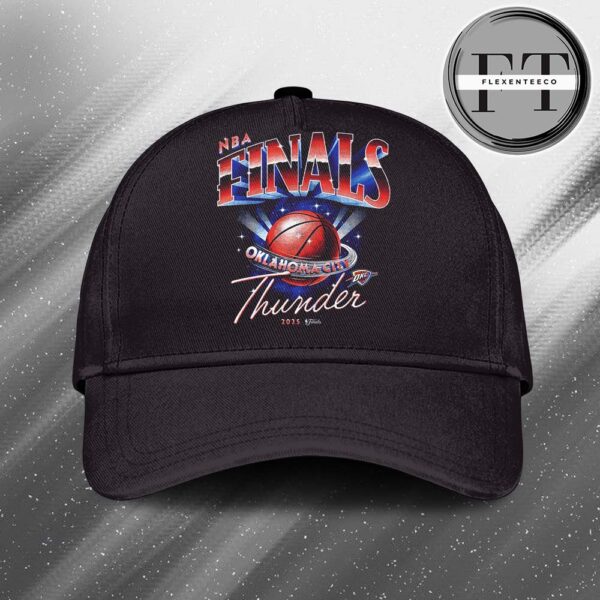Oklahoma City Thunder Final NBA 2025 Finals Space Unisex T-Shirt Classic Cap Hat Snapback