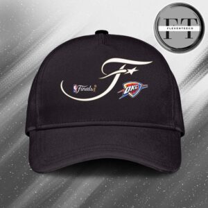 Oklahoma City Thunder Final NBA 2025 Finals Sportiqe Script Unisex T-Shirt Classic Cap Hat Snapback