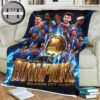 Oklahoma City Thunder Is The Champions NBA 2025 Fleece Blanket