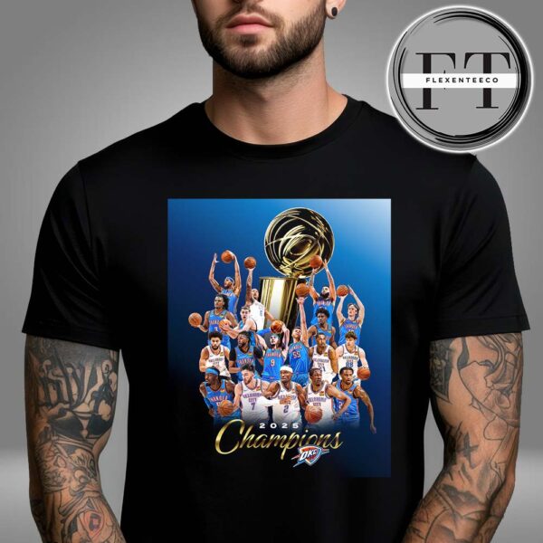 Oklahoma City Thunder Is The Champions NBA 2025 Unisex T-Shirt