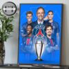 Victory For Paris Saint Germant In The 2025 UEFA Champions League Final Home Decor Poster Canvas