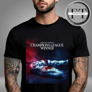 Paris Saint Germant Is The Champions UEFA Champions League 2025 Defeat Snake Unisex T-Shirt