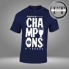 Paris Saint Germant UEFA Champions League 2025 Champions Large Graphic Unisex T-Shirt