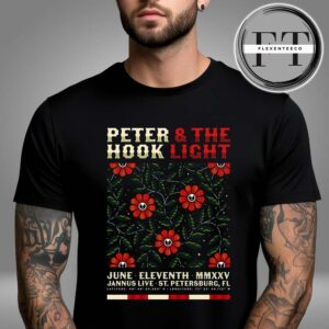 Peter Hook The Light Event At Jannus Live In St Petersburg FL On June 11 2025 Unisex T-Shirt