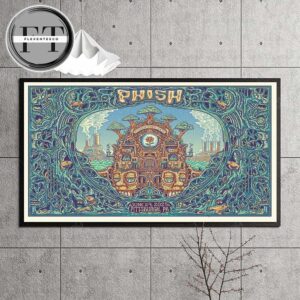 Phish Dry Goods At Pittsburgh PA On June 24 2025 Home Decor Poster Canvas
