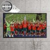 Portugal Are UEFA Nations League In Germany 2025 Champions For A Second Time Team Photo Home Decor Poster Canvas