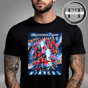 Portugal Are UEFA Nations League In Germany 2025 Champions For A Second Time Unisex T-Shirt