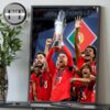 Portugal Claim Second UEFA Nations League Trophy In 2025 Edition Home Decor Poster Canvas