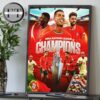 Portugal Reign Again UEFA Nations League 2025 Champions Home Decor Poster Canvas