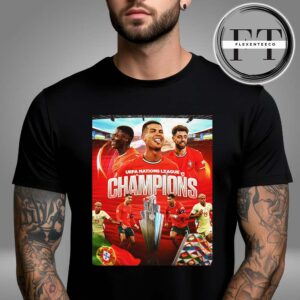 Portugal Reign Again UEFA Nations League 2025 Champions Unisex T-Shirt